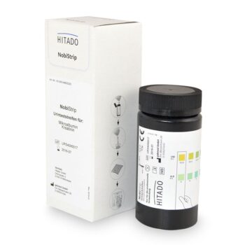 HITADO NobiStrip Mikroalbumin/Kreatinin Harnteststreifen, 25 Teststreifen