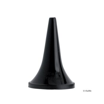 KaWe Otoskop Einweg Ohrtrichter, klein, schwarz, Ø 2,5mm, 1000 Stk.