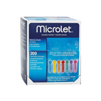 MICROLET Lanzetten farbig, steril, 200 Stk.