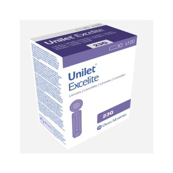 Unilet Excelite 23G Einmal Blutlanzetten, steril, 100 Stk.
