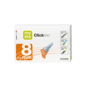 mylife Clickfine DiamondTip Pen Nadeln 0,25 x 8mm, steril, 100 Stk.