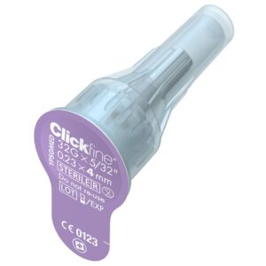 mylife Clickfine DiamondTip Pen Nadeln 0,23 x 4mm, steril, 100 Stk.