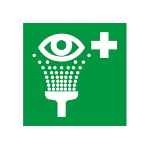 Symbol Augenspüleinrichtung - Rettungszeichen, Folie selbstklebend, 20cm
