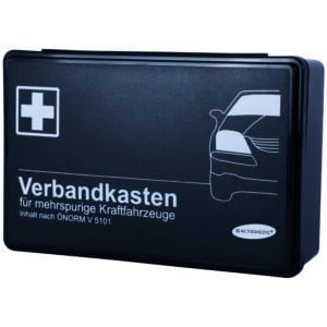 KFZ Verbandkasten Auto nach ÖNORM V5101, schwarz