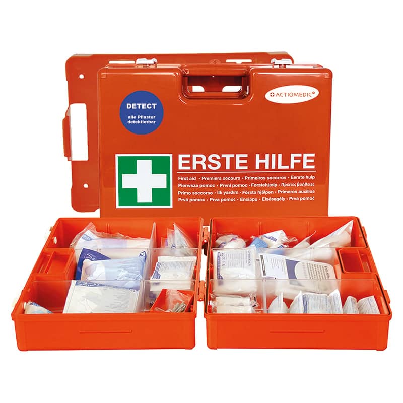 Erste Hilfe Verbandkasten Betrieb MULTI detect DIN 13169:2021 