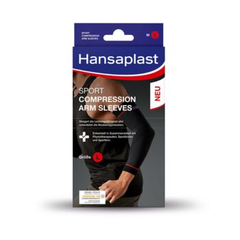 Hansaplast Sport Compression Arm sleeves Armbandagen, 2 Stk.