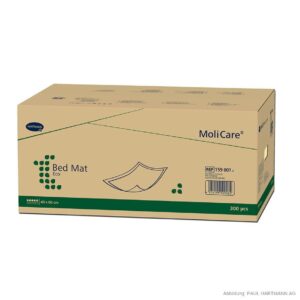 Hartmann MoliCare Bed Mat Eco 5 Tropfen Krankenunterlagen, 6-lagig, 40 x 60cm, 300 Stk.
