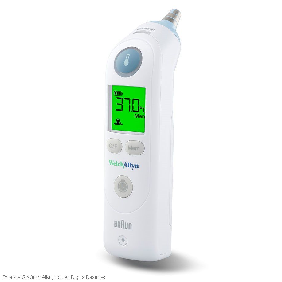 Welch Allyn ThermoScan Pro 6000 Ohrthermometer inkl. kleiner Basiseinheit