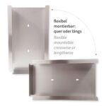 Handschuhspender “Triple”, Edelstahl