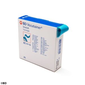 BD Vacutainer Stretch Tourniquet, Einmal-Stauschläuche, latexfrei, 25 Stk.