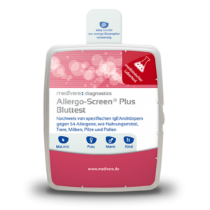 Allergo-Screen® Unverträglichkeitstest PLUS Bluttest Medivere