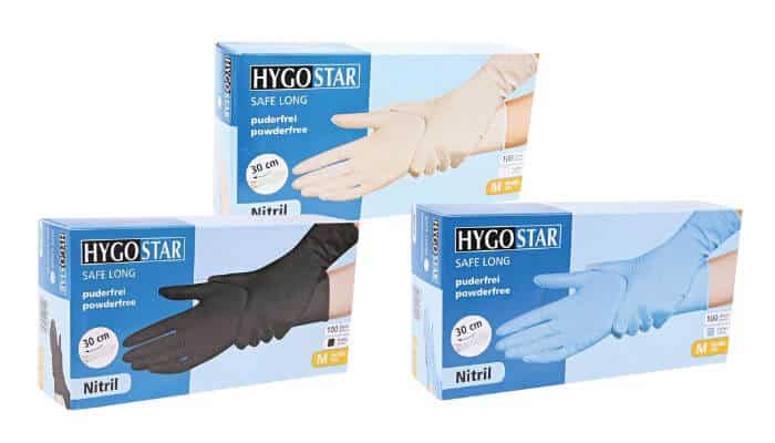 Einweghandschuhe Extra Lang, Handschuhe lang