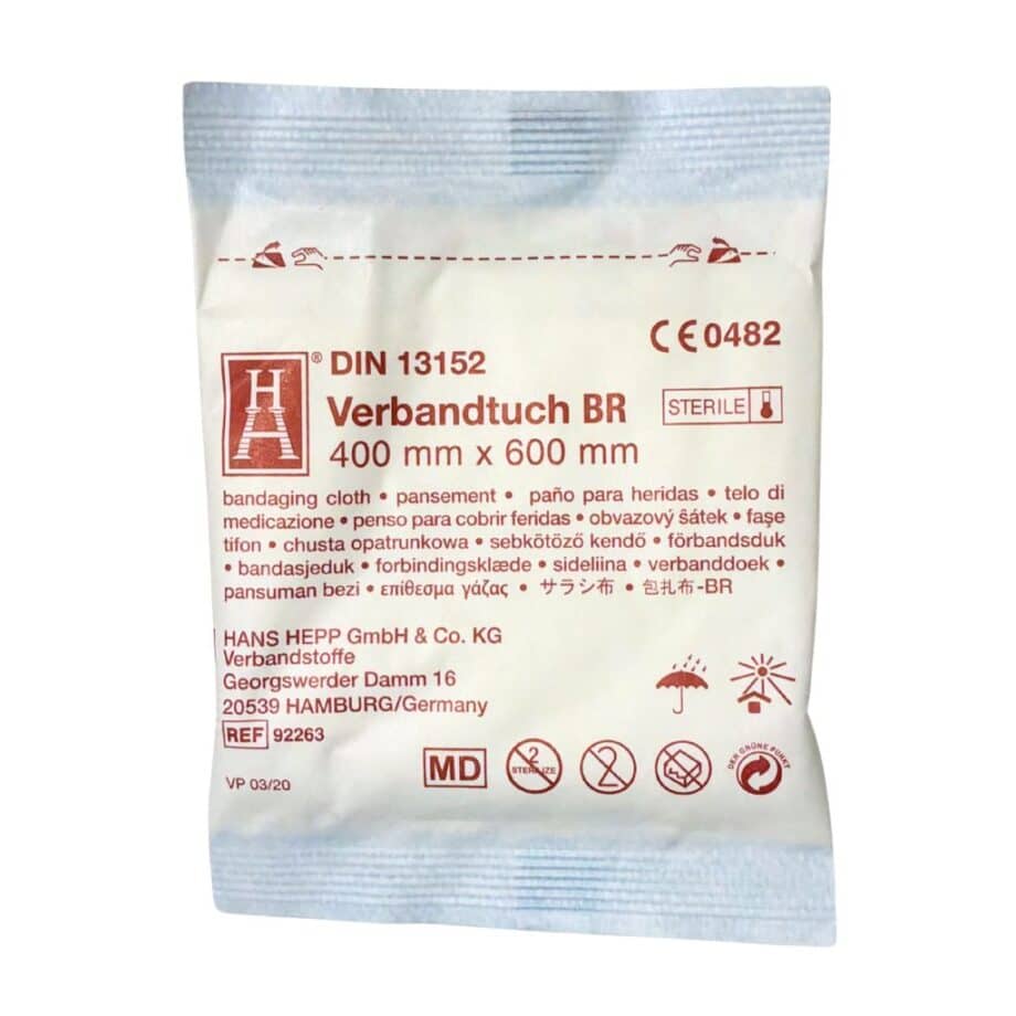 Verbandtuch BR, 400 x 600mm, DIN 13152