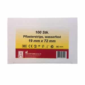 Pflasterstrips, wasserfest, 19mm x 72mm, 100 Stk.