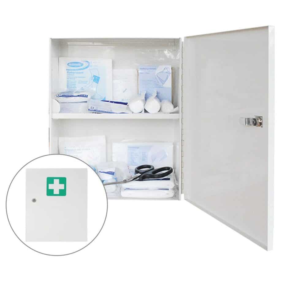 Gramm Medical ACTIOMEDIC® Metall Verbandschrank A | DIN 13157