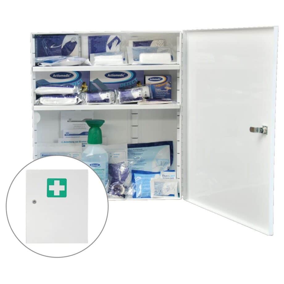 Gramm Medical ACTIOMEDIC® Metall-Branchenschrank LEBENSMITTEL | DIN 13157